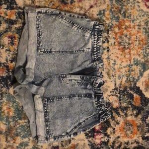 High Waisted Jean Shorts